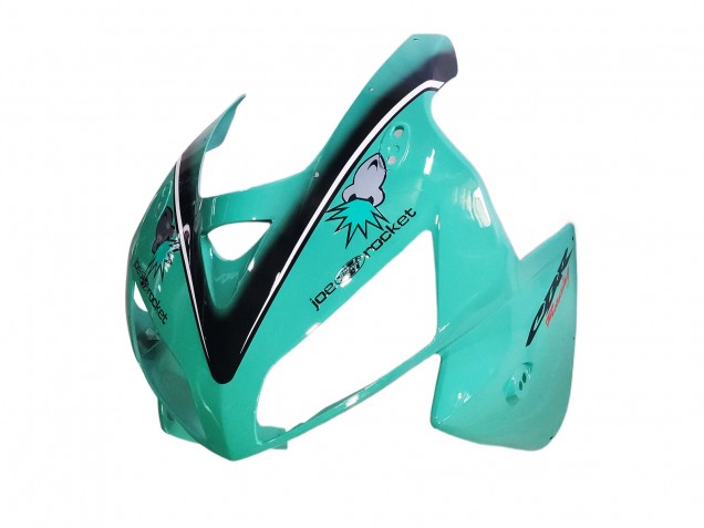 2005-2006 Honda CBR600RR Motorcycle Fairings - Light Green White Glossy Black Joe Rocket Canada for Sale