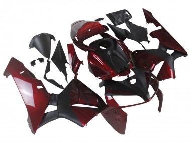 2005-2006 Honda CBR600RR Motorcycle Fairings - Red Black Canada for Sale