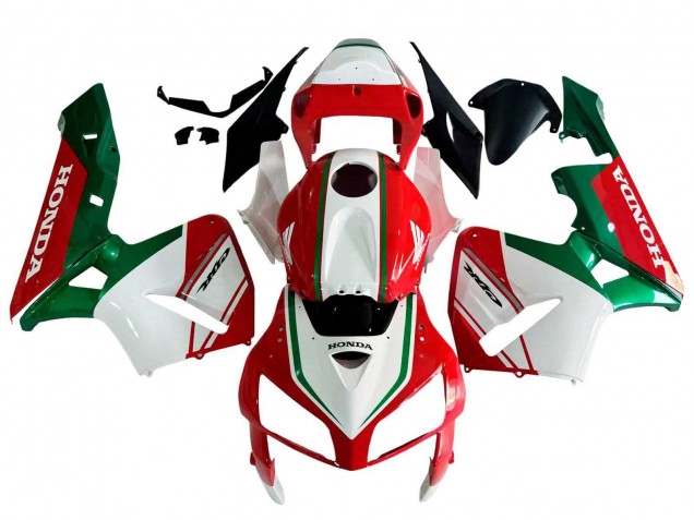2005-2006 Honda CBR600RR Motorcycle Fairings - Red White Green Canada for Sale