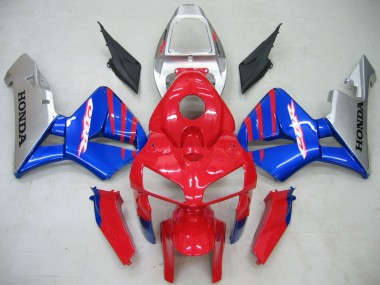2005-2006 Honda CBR600RR Motorcycle Fairings - Red Blue Silver Canada for Sale