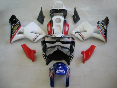 2005-2006 Honda CBR600RR Motorcycle Fairings - Red White Blue DENSO Canada for Sale