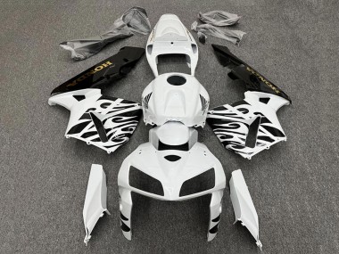 2005-2006 Honda CBR600RR Motorcycle Fairings - White Black Canada for Sale