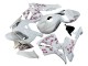 2005-2006 Honda CBR600RR Motorcycle Fairings - White with Cherry Blossom Canada for Sale