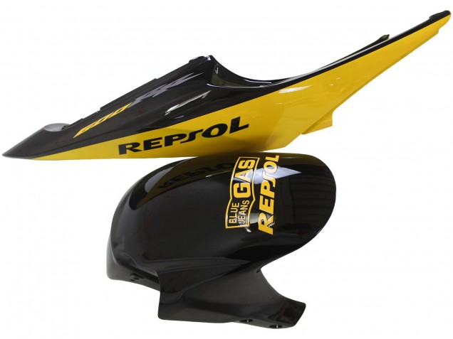 2005-2006 Honda CBR600RR Motorcycle Fairings - Yellow Black Repsol Canada for Sale
