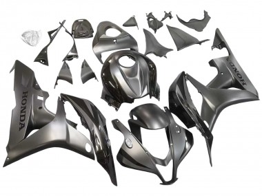 2007-2008 Honda CBR600RR Motorcycle Fairing - Silver Glossy Black Canada for Sale