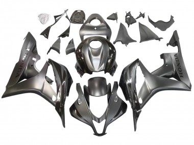 2007-2008 Honda CBR600RR Motorcycle Fairing - Silver Glossy Black Canada for Sale