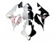 2007-2008 Honda CBR600RR Motorcycle Fairings - White Cherry Blossom Glossy Black Split Canada for Sale