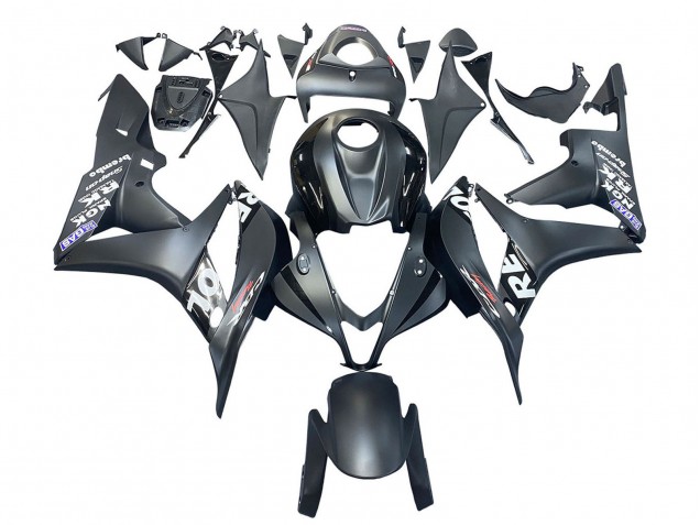 2007-2008 Honda CBR600RR Motorcycle Fairing - Matte Black White Repsol Canada for Sale