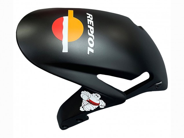 2007-2008 Honda CBR600RR Motorcycle Fairings - Matte Black Orange Red Rossi Repsol 46 Canada for Sale