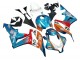 2007-2008 Honda CBR600RR Motorcycle Fairings - Orange White Red Blue Repsol Canada for Sale