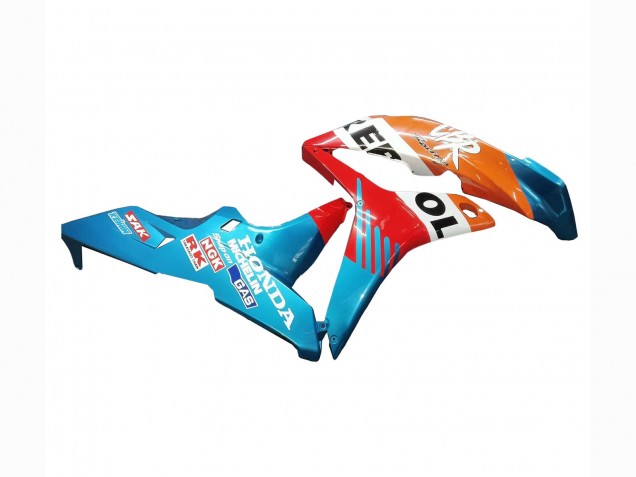 2007-2008 Honda CBR600RR Motorcycle Fairings - Orange White Red Blue Repsol Canada for Sale