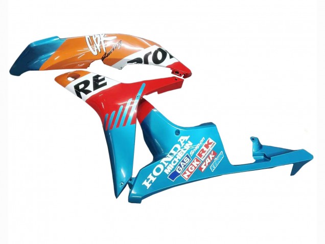 2007-2008 Honda CBR600RR Motorcycle Fairings - Orange White Red Blue Repsol Canada for Sale