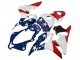2007-2008 Honda CBR600RR Motorcycle Fairings - White Blue Red Star Canada for Sale