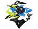 2007-2008 Honda CBR600RR Motorcycle Fairings - Blue Yellow Glossy Black Canada for Sale
