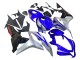 2007-2008 Honda CBR600RR Motorcycle Fairings - Silver Blue Glossy Black Racing Canada for Sale