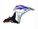 2007-2008 Honda CBR600RR Motorcycle Fairings - Silver Blue Glossy Black Racing Canada for Sale