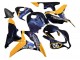 2007-2008 Honda CBR600RR Motorcycle Fairings - Orange Dark Blue Trick Star 06 Canada for Sale