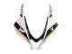 2007-2008 Honda CBR600RR Motorcycle Fairing - White Gold Glossy Black Playboy Canada for Sale