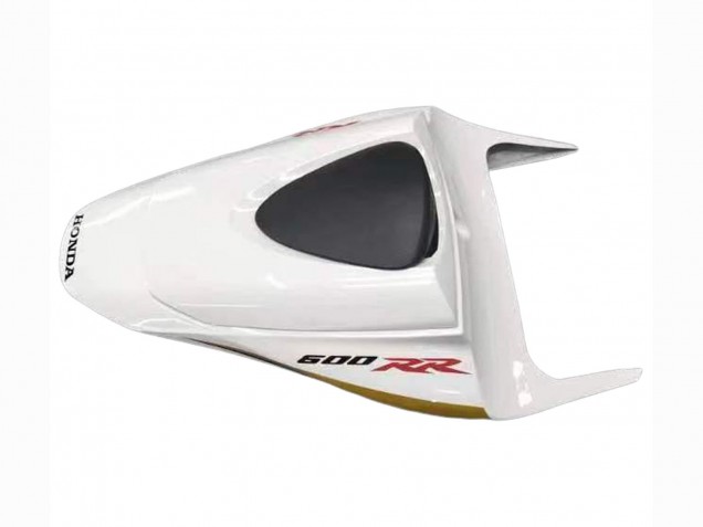 2007-2008 Honda CBR600RR Motorcycle Fairing - White Gold Glossy Black Playboy Canada for Sale