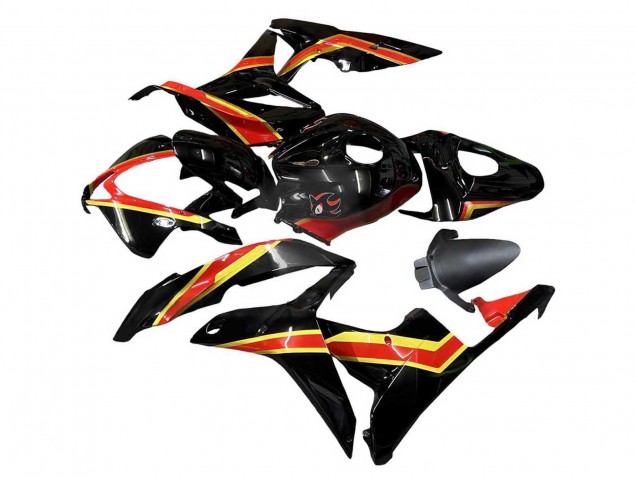 2007-2008 Honda CBR600RR Motorcycle Fairings - Red Gold Glossy Black Canada for Sale