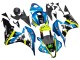 2007-2008 Honda CBR600RR Motorcycle Fairings - Green Yellow Glossy Black Shark 46 Canada for Sale