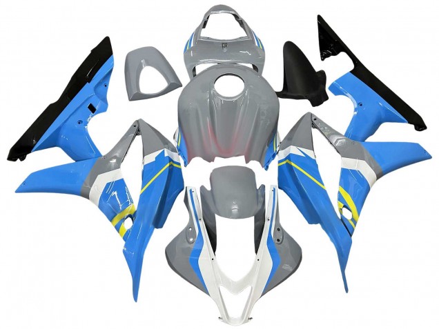 2007-2008 Honda CBR600RR Motorcycle Fairings - Nardo Grey Blue White Glossy Black Canada for Sale