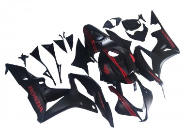 2007-2008 Honda CBR600RR Motorcycle Fairings - Matte Black Red Canada for Sale