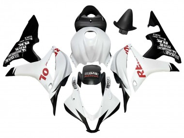 2007-2008 Honda CBR600RR Motorcycle Fairings - White Matte Black Red Repsol Canada for Sale