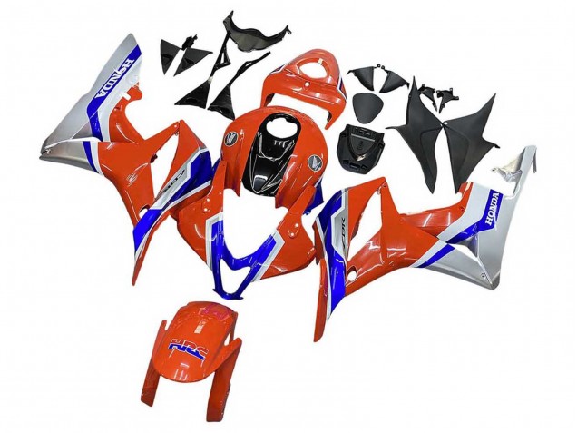 2007-2008 Honda CBR600RR Motorcycle Fairings - Silver Blue Red HRC Canada for Sale