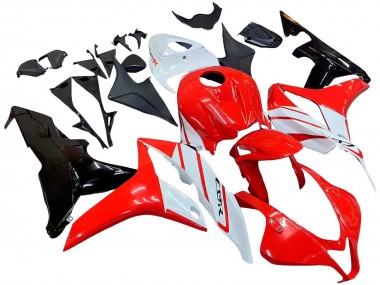 2007-2008 Honda CBR600RR Motorcycle Fairing - White Red Glossy Black Canada for Sale