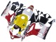 2007-2008 Honda CBR600RR Motorcycle Fairings - White Yellow Red Repsol HRC Canada for Sale