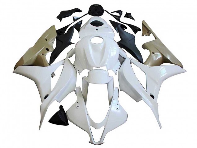 2007-2008 Honda CBR600RR Motorcycle Fairings - Silver White Canada for Sale