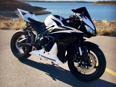 2007-2008 Honda CBR600RR Motorcycle Fairings - White Black Racing Canada for Sale