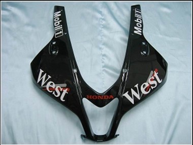 2007-2008 Honda CBR600RR Motorcycle Fairings - Glossy Black White West Canada for Sale