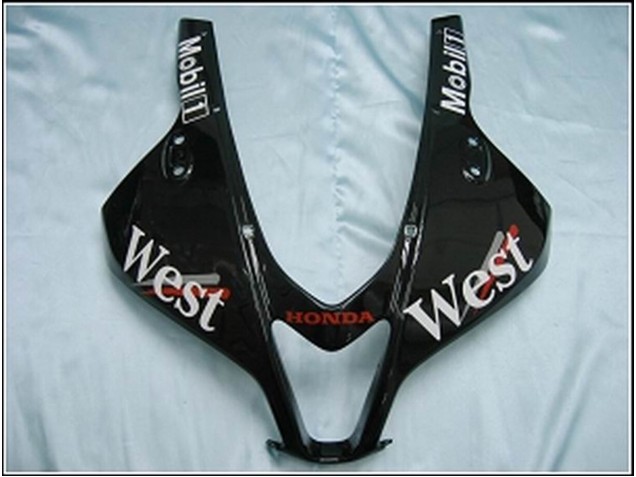 2007-2008 Honda CBR600RR Motorcycle Fairings - Glossy Black White West Canada for Sale
