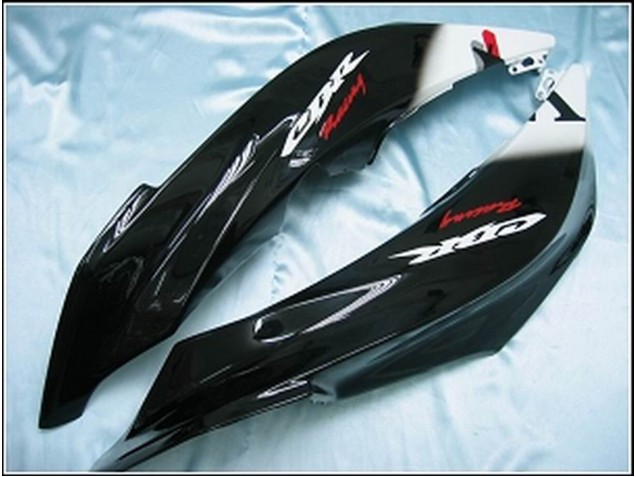 2007-2008 Honda CBR600RR Motorcycle Fairings - Glossy Black White West Canada for Sale