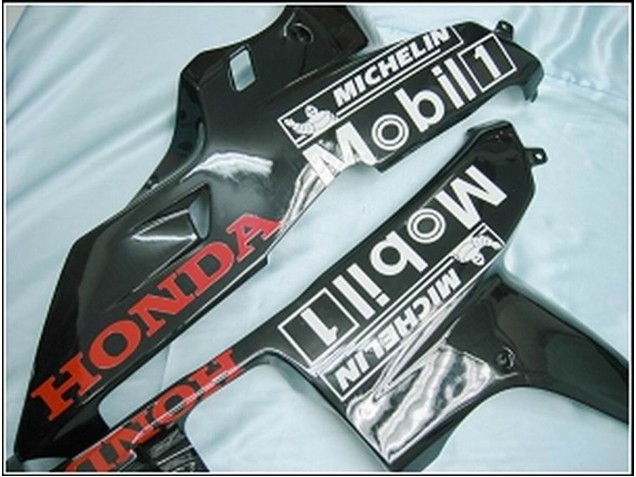 2007-2008 Honda CBR600RR Motorcycle Fairings - Glossy Black White West Canada for Sale