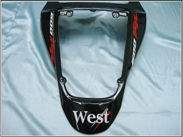 2007-2008 Honda CBR600RR Motorcycle Fairings - Glossy Black White West Canada for Sale