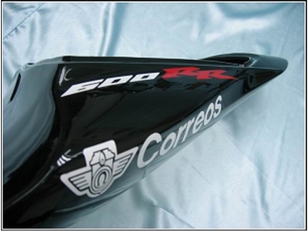 2007-2008 Honda CBR600RR Motorcycle Fairings - Glossy Black White West Canada for Sale