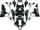 2007-2008 Honda CBR600RR Motorcycle Fairings - Glossy Black White West Canada for Sale