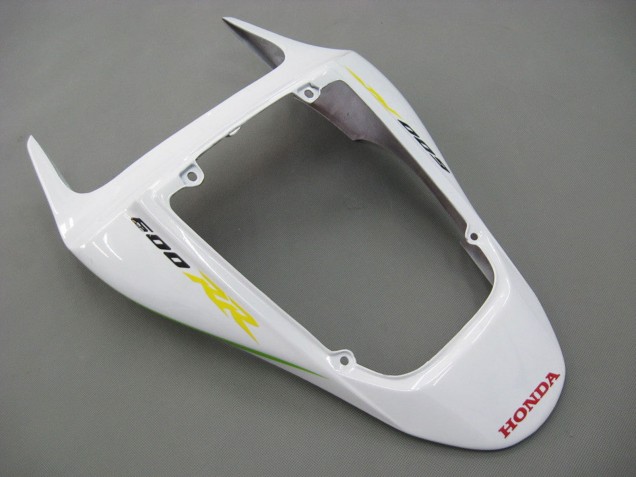 2007-2008 Honda CBR600RR Motorcycle Fairings - White Green Yellow Glossy Black Hannspree Canada for Sale
