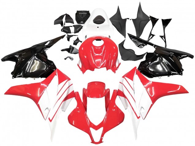 2009-2012 Honda CBR600RR Motorcycle Fairing Kits - White Red Glossy Black Canada for Sale