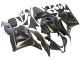 2009-2012 Honda CBR600RR Motorcycle Fairings - Matte Black Gold Canada for Sale
