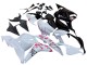 2009-2012 Honda CBR600RR Motorcycle Fairings - White Cherry Blossom Glossy Black Canada for Sale