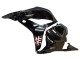 2009-2012 Honda CBR600RR Motorcycle Fairings - White Cherry Blossom Glossy Black Canada for Sale