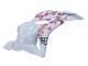 2009-2012 Honda CBR600RR Motorcycle Fairings - White Cherry Blossom Glossy Black Canada for Sale