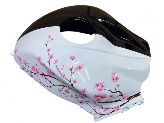 2009-2012 Honda CBR600RR Motorcycle Fairings - White Cherry Blossom Glossy Black Canada for Sale