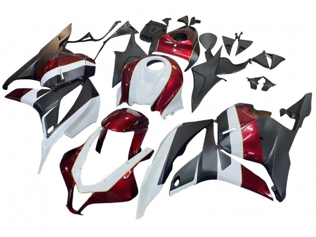 2009-2012 Honda CBR600RR Motorcycle Fairings - White Red Matte Black Canada for Sale