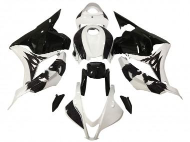 2009-2012 Honda CBR600RR Motorcycle Fairing - White Glossy Black Canada for Sale
