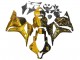 2009-2012 Honda CBR600RR Motorcycle Fairings - Gold Glossy Black Canada for Sale